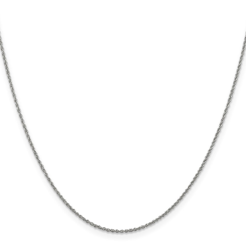 14k WG 1.1mm Baby Rope Chain