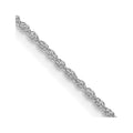 14k WG 1.1mm Baby Rope Chain