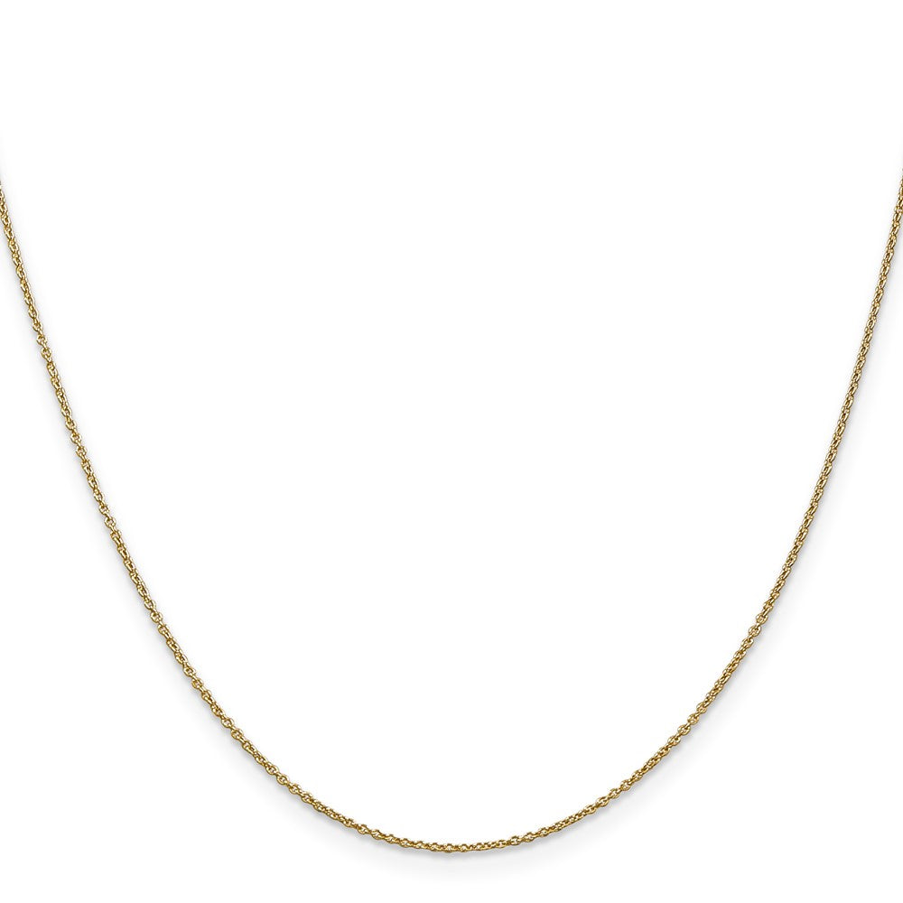14k .9mm Cable with Lobster Clasp Chain