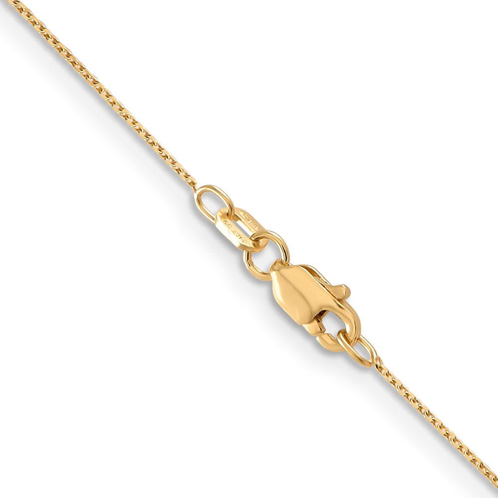 14k .65mm D/C Round Open Link Cable Chain