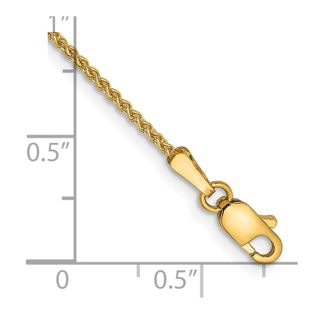14k 1.25mm Spiga Chain