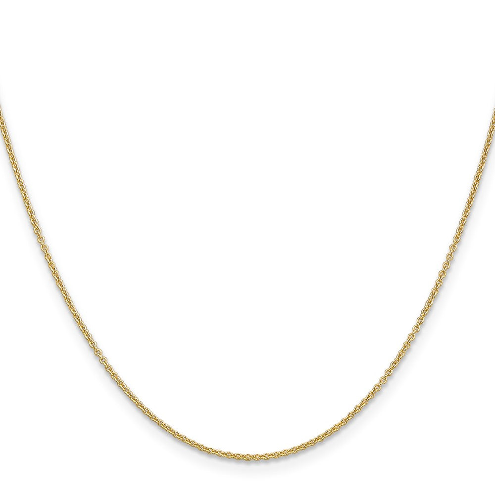 14k 1.2mm Cable Chain