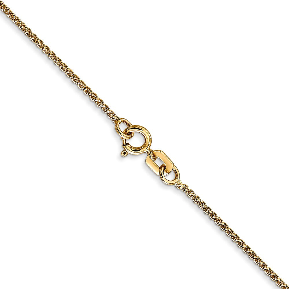 14k 1.05mm Spiga with Spring Ring Clasp Chain