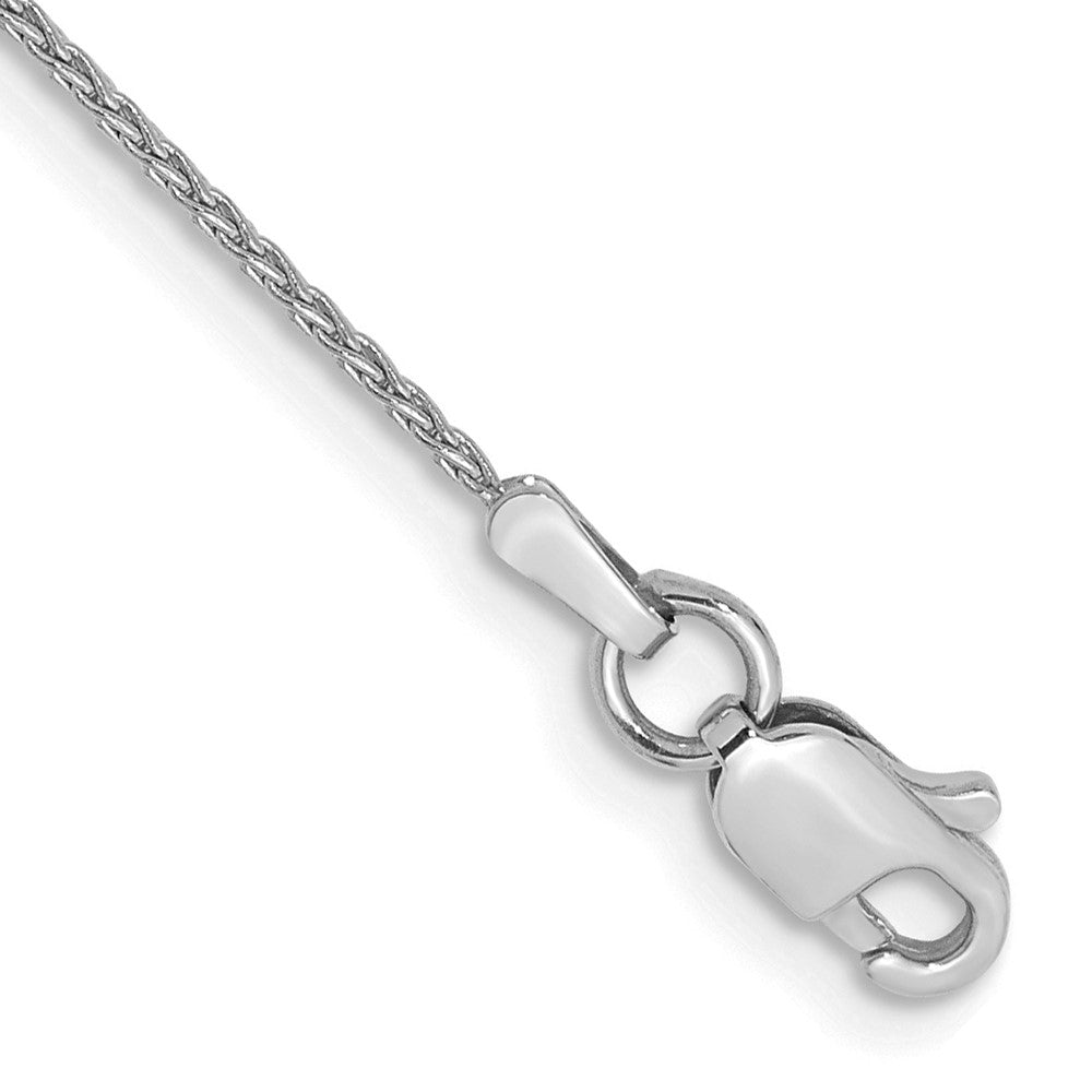 14k White Gold 1mm Parisian Wheat Chain