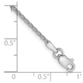 14k White Gold 1.5mm Parisian Wheat Chain