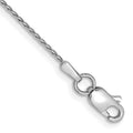 14k White Gold .8mm D/C Parisian Wheat Chain
