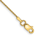 14k .8mm D/C Parisian Wheat Chain