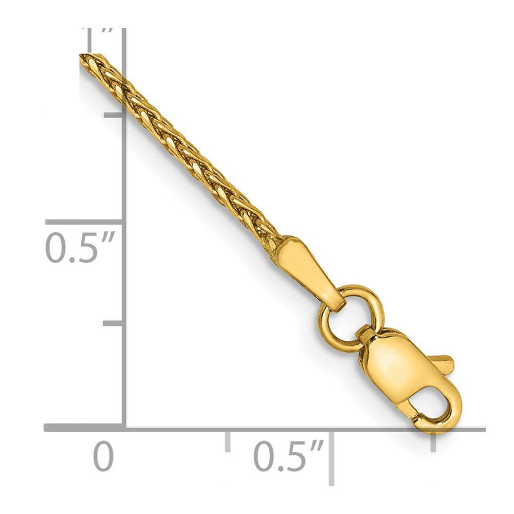14K 1.4mm D/C Parisian Wheat Chain