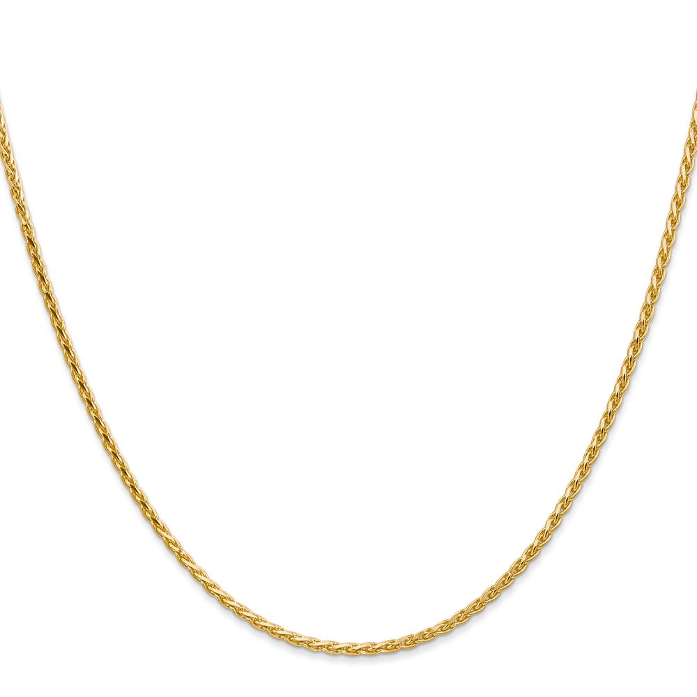 14K 1.6mm D/C Parisian Wheat Chain