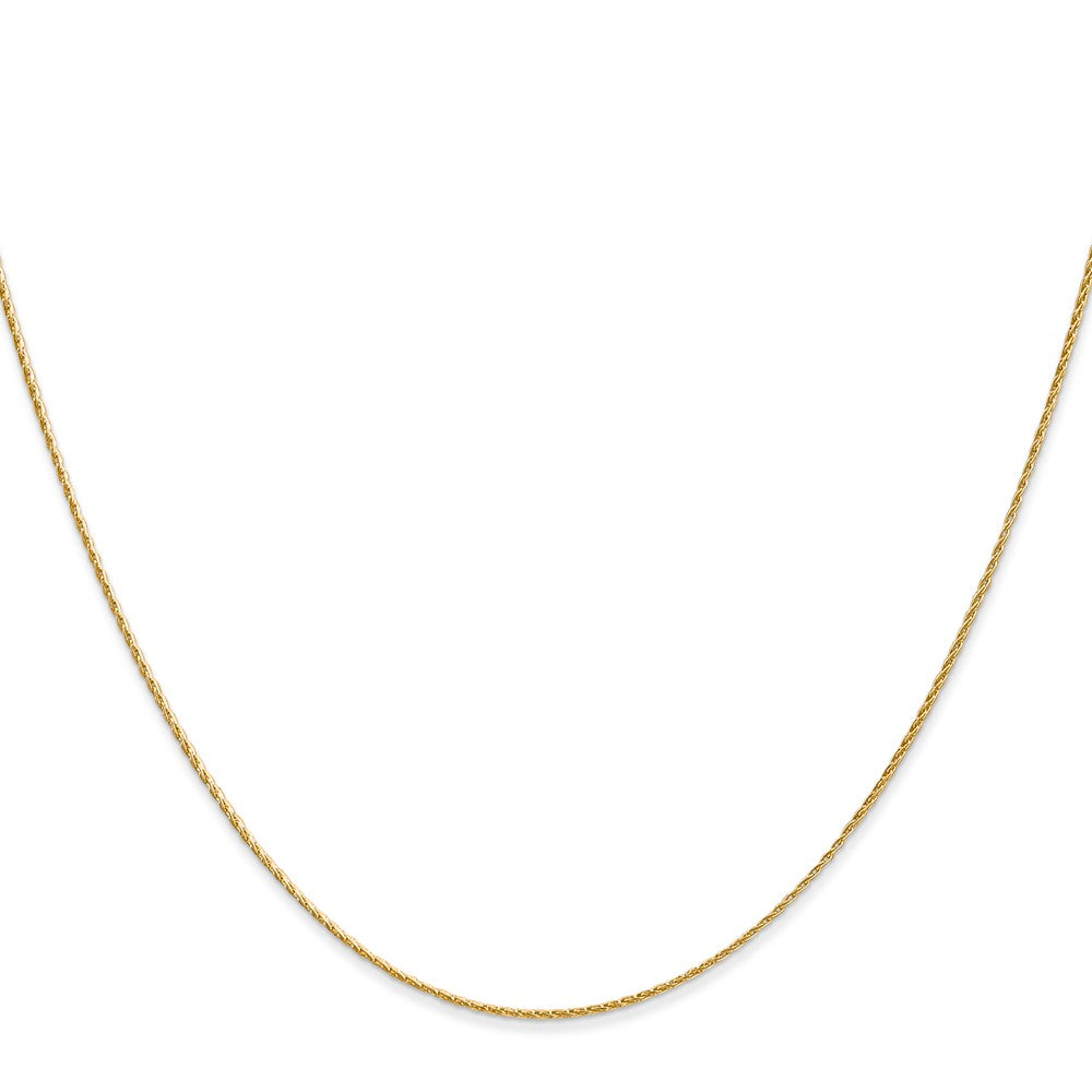14K .7mm Round Parisian Wheat Chain
