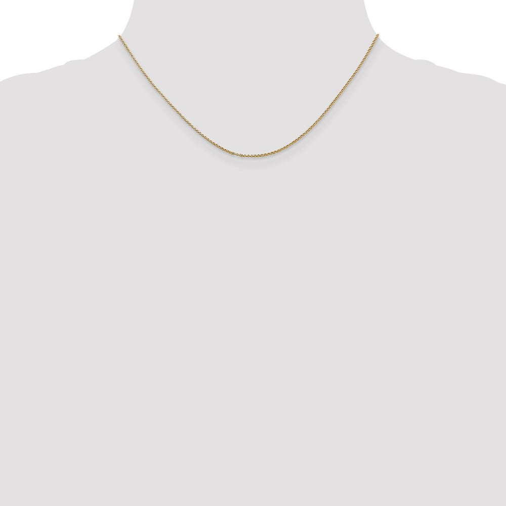 14k 1.15mm Rolo Pendant Chain