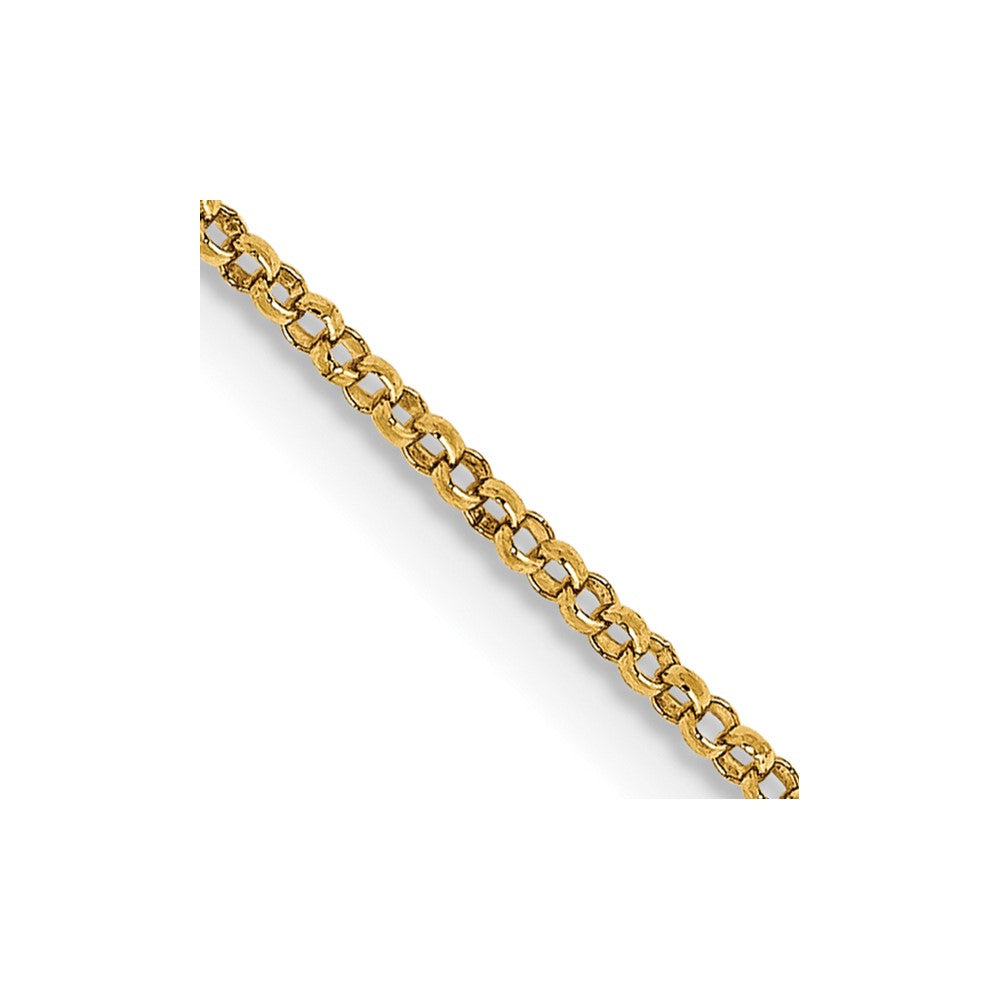 14k 1.15mm Rolo Pendant Chain