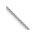 14k White Gold 1.15mm Rolo Pendant Chain