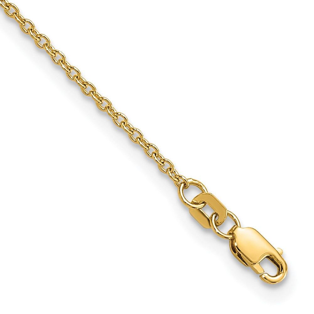 14k 1.4mm Forzantine Cable Chain