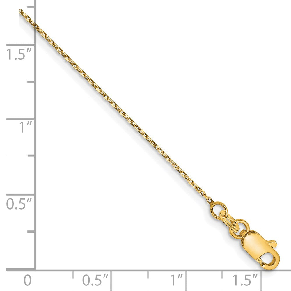 14k .8mm D/C Forzantine Cable Chain