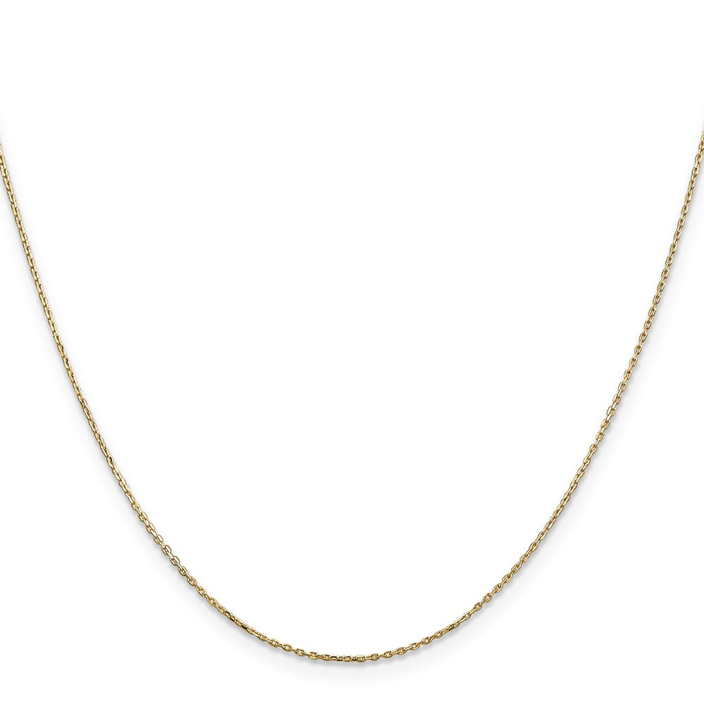 14k .8mm D/C Cable with Lobster Clasp Chain