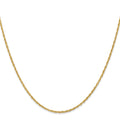 14k 1.3mm Heavy-Baby Rope Chain