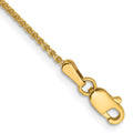 14k 1.25mm D/C Spiga Chain