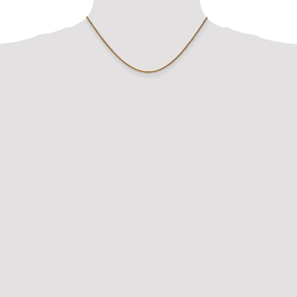 14k 1.7mm D/C Spiga Chain