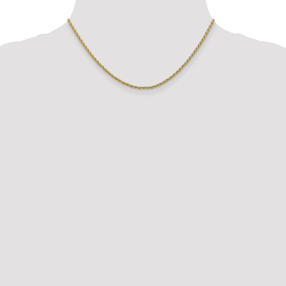 14k 2.25mm Parisian Wheat Chain