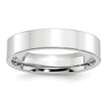 Platinum 5mm Comfort-Fit Flat Band