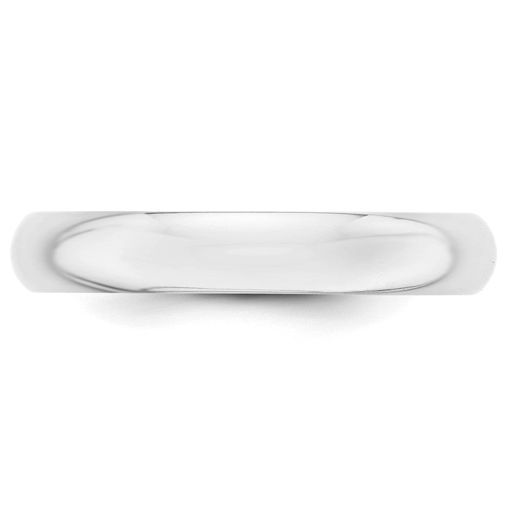 Platinum 4mm Half-Round Wedding Band