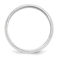 Platinum 5mm Half-Round Wedding Band