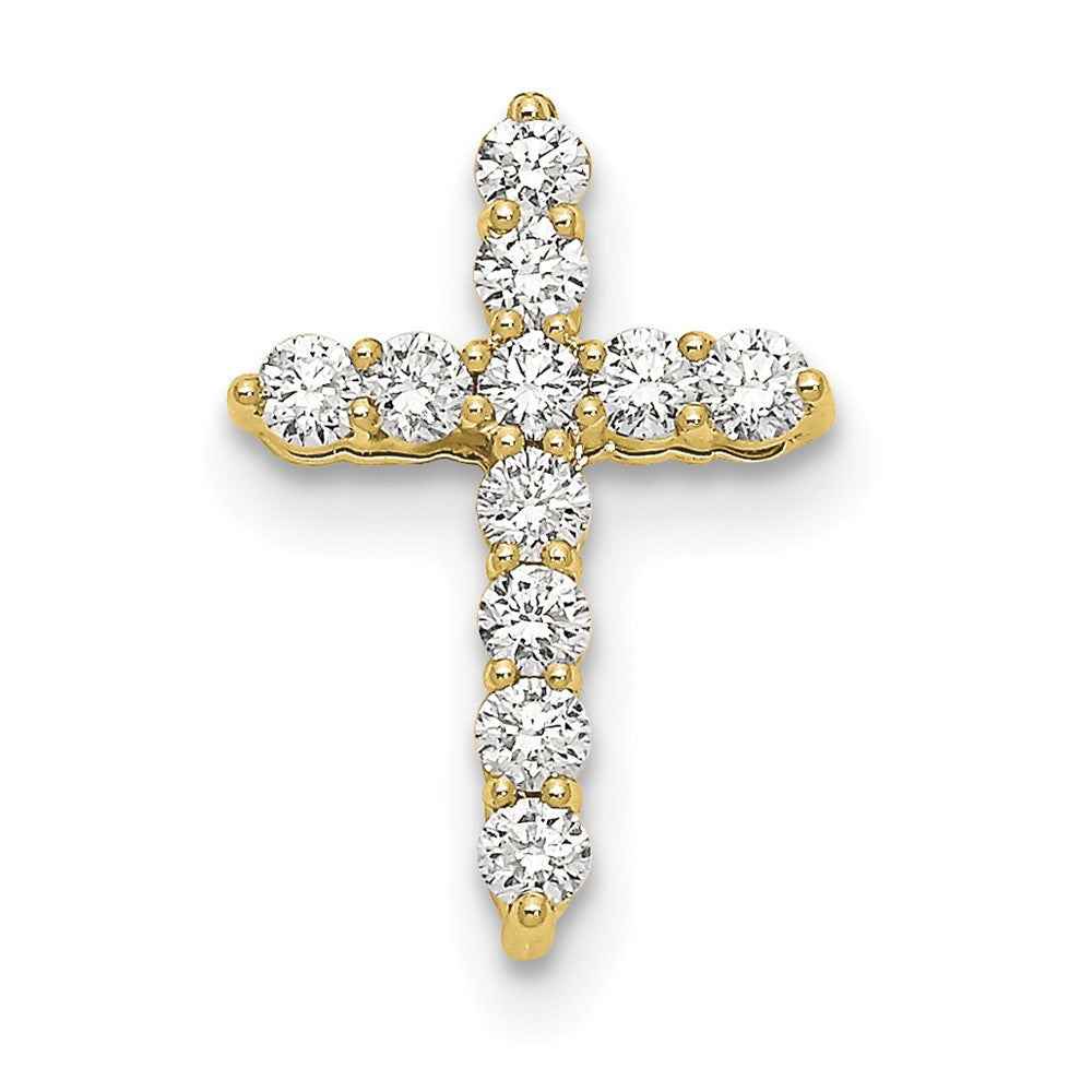 14k Diamond Cross 18 inch Necklace