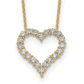 14k Diamond Heart 18 inch Necklace