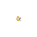14k 3 Birthstone and Dia Mother/Child Chain Slide Semi-mount