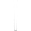 14k White Gold Diamond Bar 18 inch Necklace