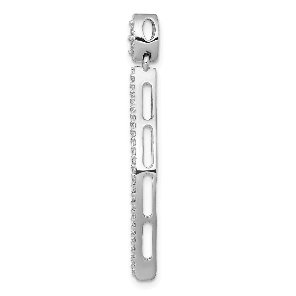 14k White Gold 1/2ct. Diamond Pendant