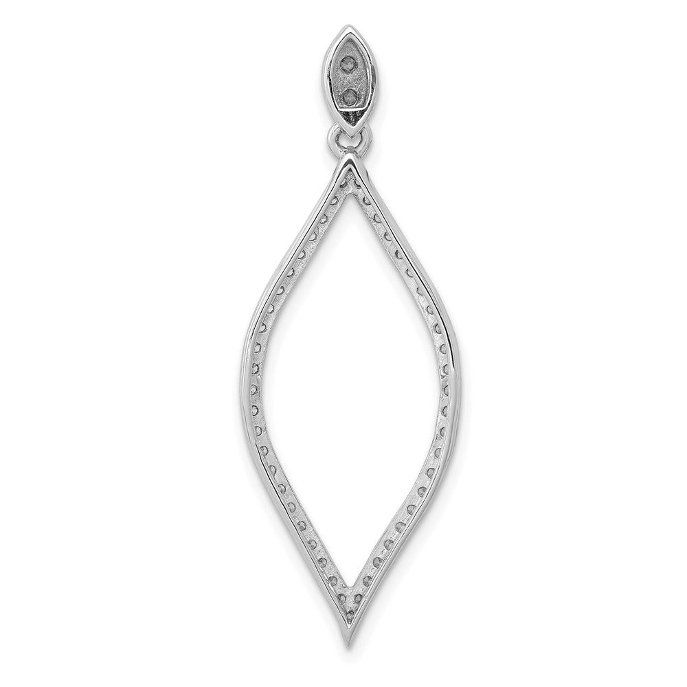 14k White Gold 1/2ct. Diamond Pendant