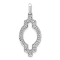 14k White Gold 1/4ct. Diamond Fancy Pendant