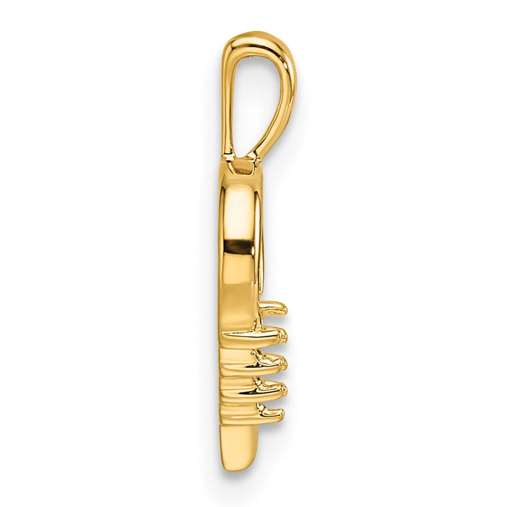 14k Heart Pendant Mounting