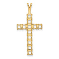 14k Latin Cross Pendant Mounting