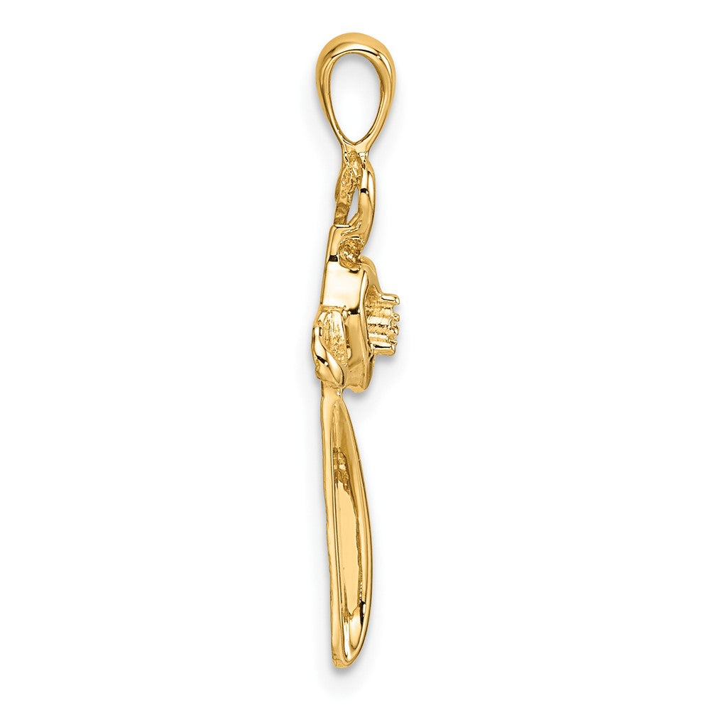 14k Diamond Cross Pendant Mounting