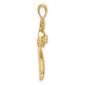 14k Diamond Cross Pendant Mounting