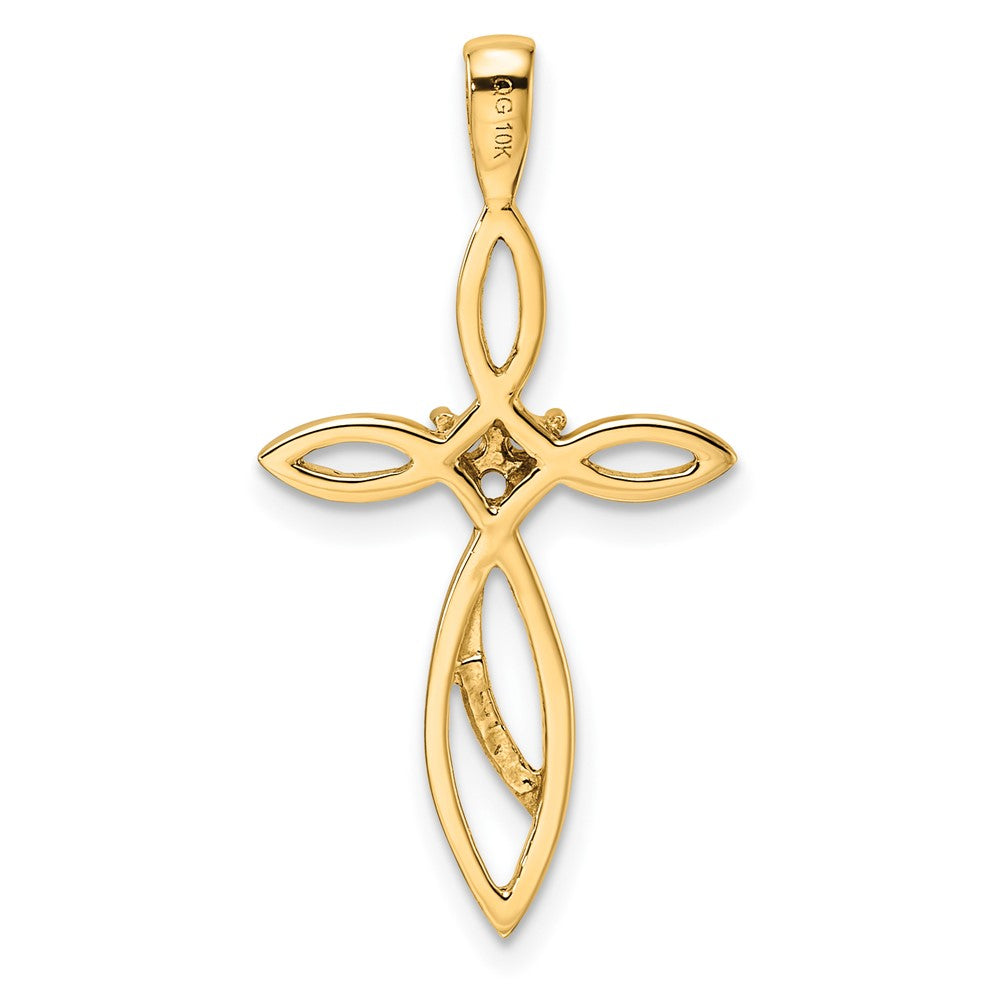 10K Cross Pendant Mounting