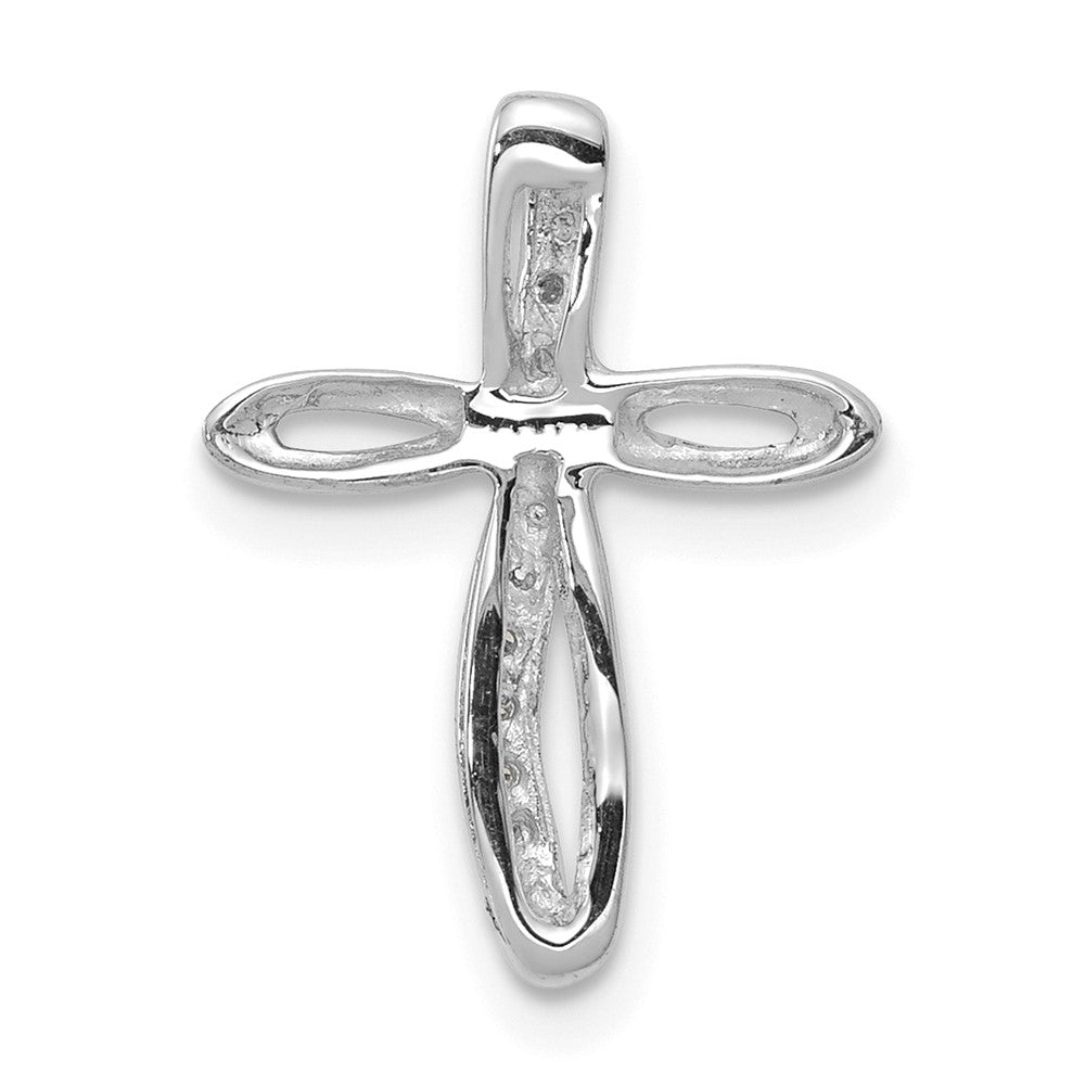 14k White Gold Cross Mounting