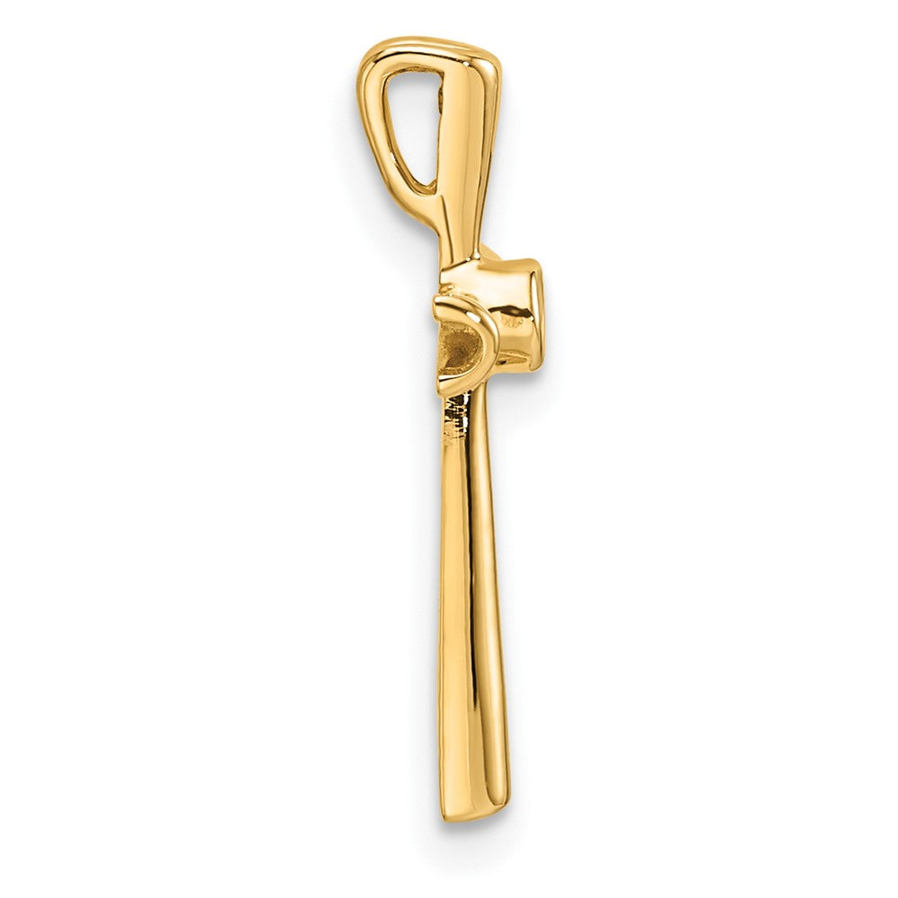 14k Cross Pendant Mounting