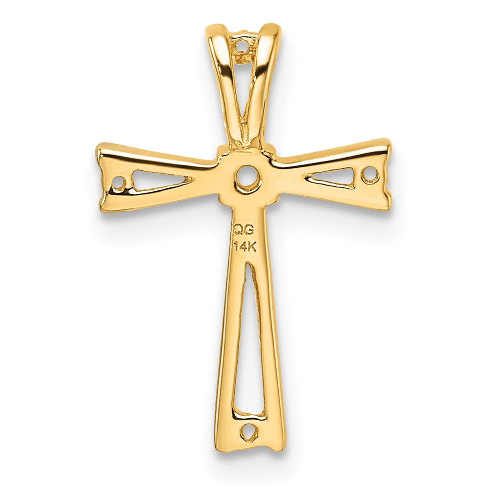 14k Cross Pendant Mounting