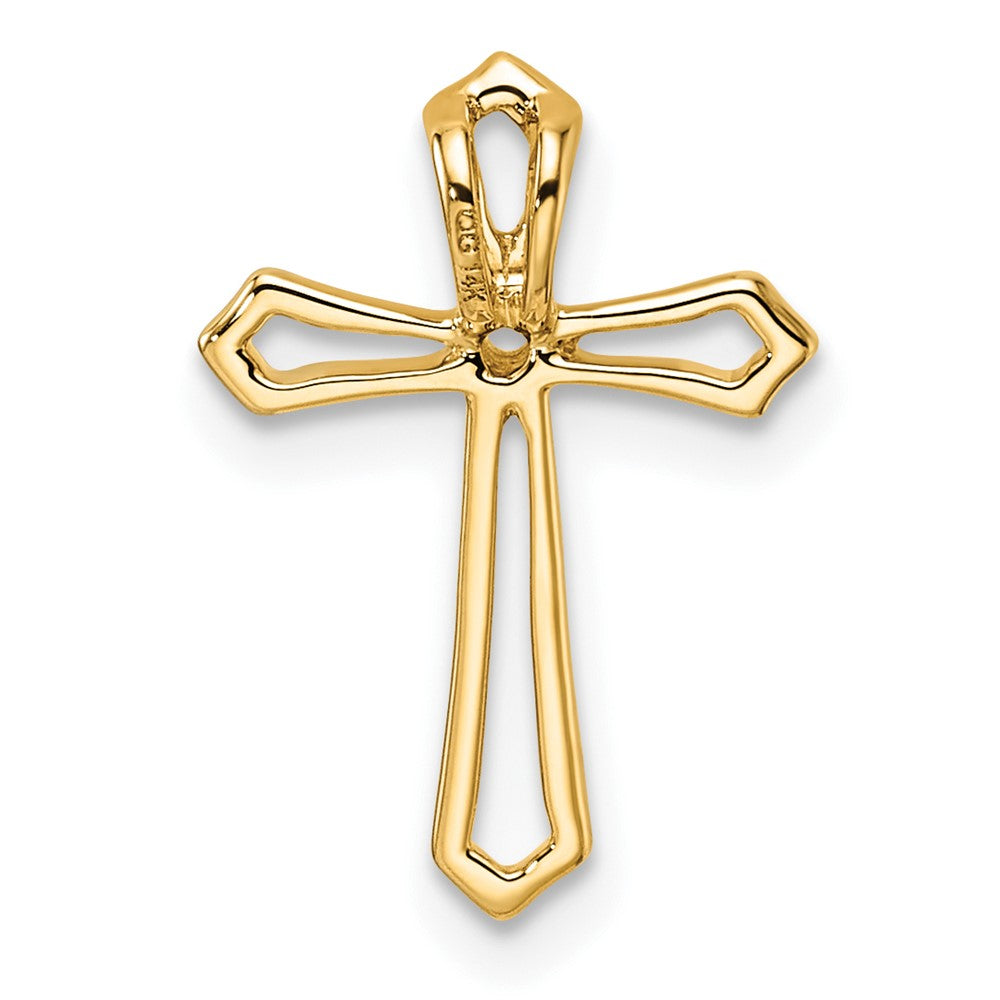 14k Passion Cross Pendant Mounting