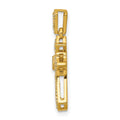 10K 1/10ct. Diamond Fancy Cross Pendant