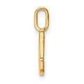 14K Gold Diamond Letter J Initial Pendant