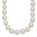 14k 7.5-9mm White Freshwater Cultured Pearl Graduated Necklace
