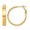 14k Polished 5mm Hoop Earrings