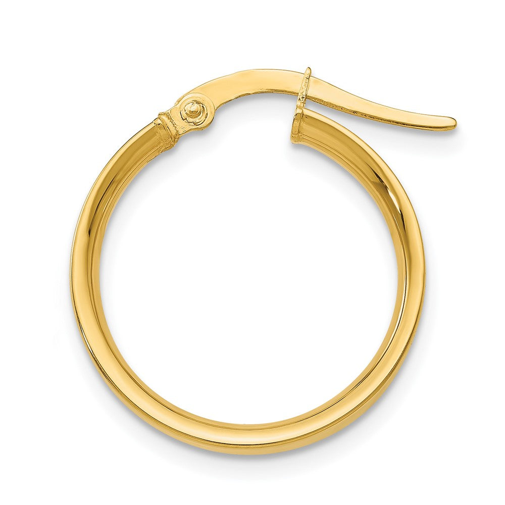Single 14K 3mm Small Hoop Earring