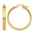 14K 3mm Medium Hoop Earrings