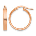 14K Rose Gold 3mm Small Hoop Earrings